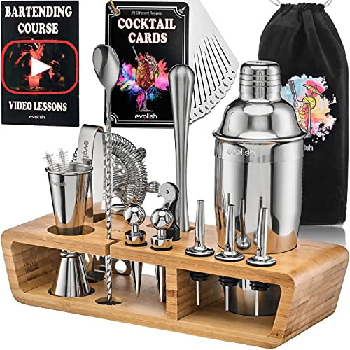 Cocktail Shaker Luxury Barware Stainless Steel Mixer Deluxe Bartender Tool Drink Cocktail Shaker Luxury Barware Stainless Steel Mixer Deluxe Bartender Tool Drink